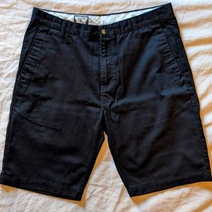 Volcom black shorts size 34